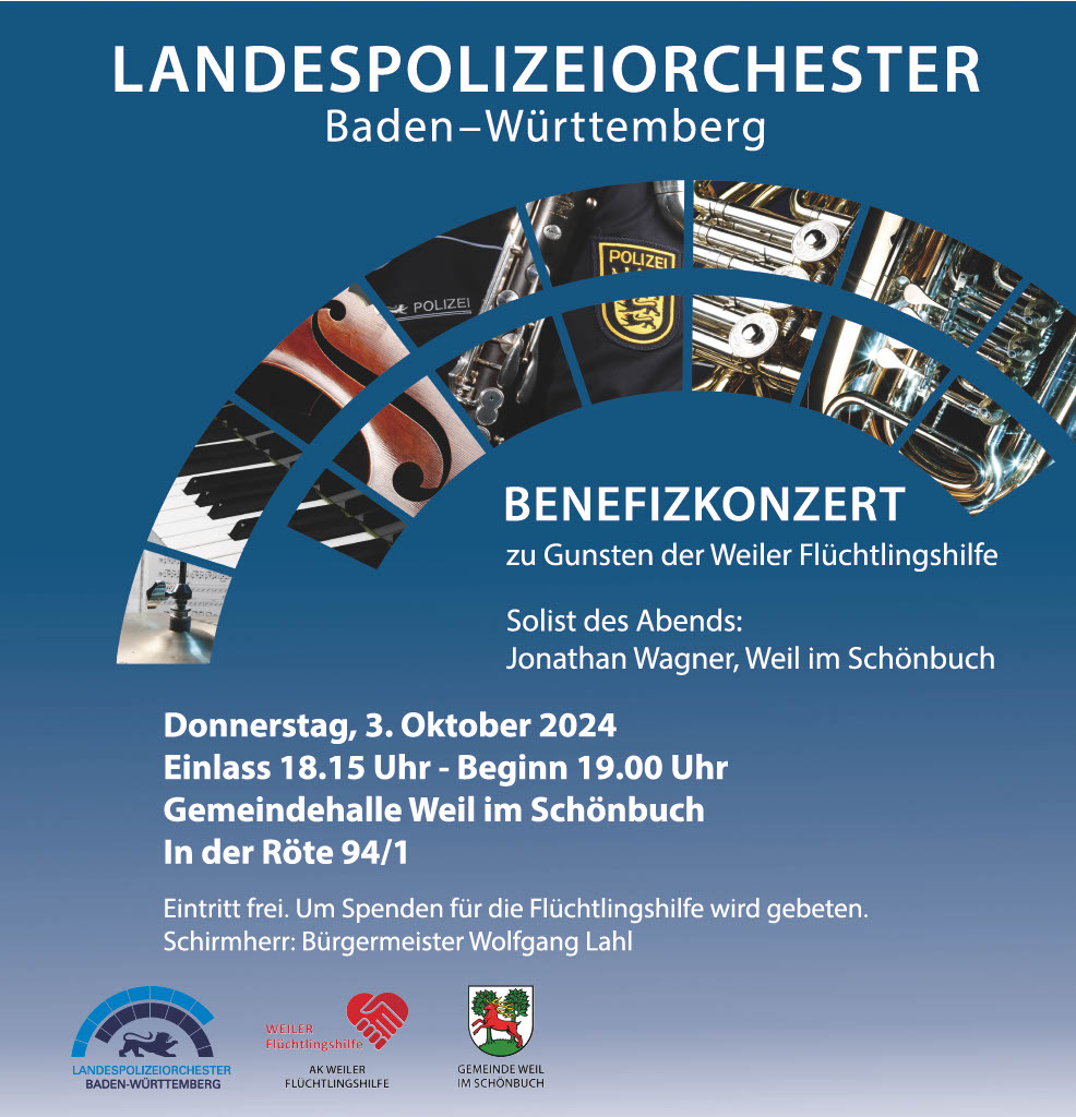Benefizkonzert des Landespolizeiorchesters